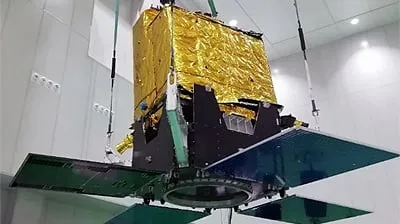 Jilin-1 Earth observation satellite during integration
